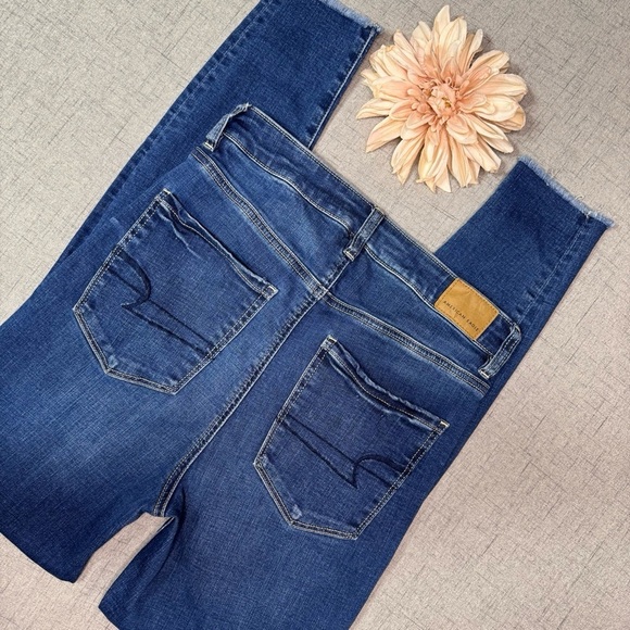 American Eagle Highest Rise Super Stretch Jegging Distressed Skinny Jean 6 - Picture 10 of 11
